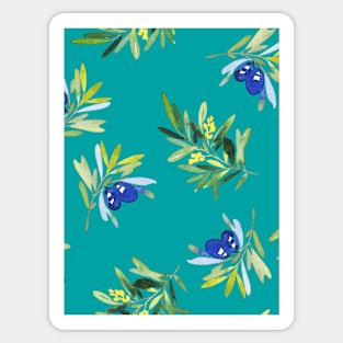 Olives pattern texture Sticker